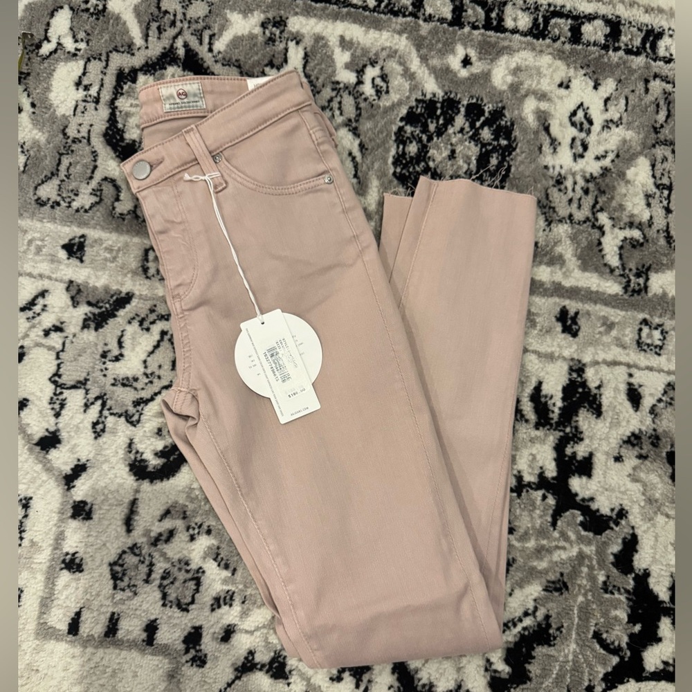 NWT AG Blush Pink Skinny Jeans